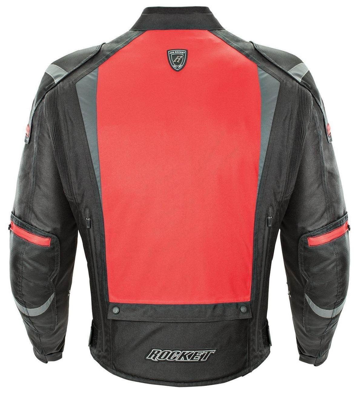 Joe Rocket Atomic 5.0 Men's Black Ande Red Textile Jacket