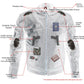 Milwaukee Leather LKM17015 Men's Premium Black Leather Vented Racer Style Motorcycle Bker Jacket w/ CE Armor