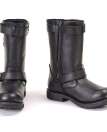 Milwaukee Leather MBL9359 Women's Black 11-Inch Classic Engineer Motorcycle Leather Boots