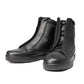 Milwaukee Leather Men's Black Leather Diamond Patterned Reinforced Street Biker Riding Shoes w/ Ankle Support - MBM9104