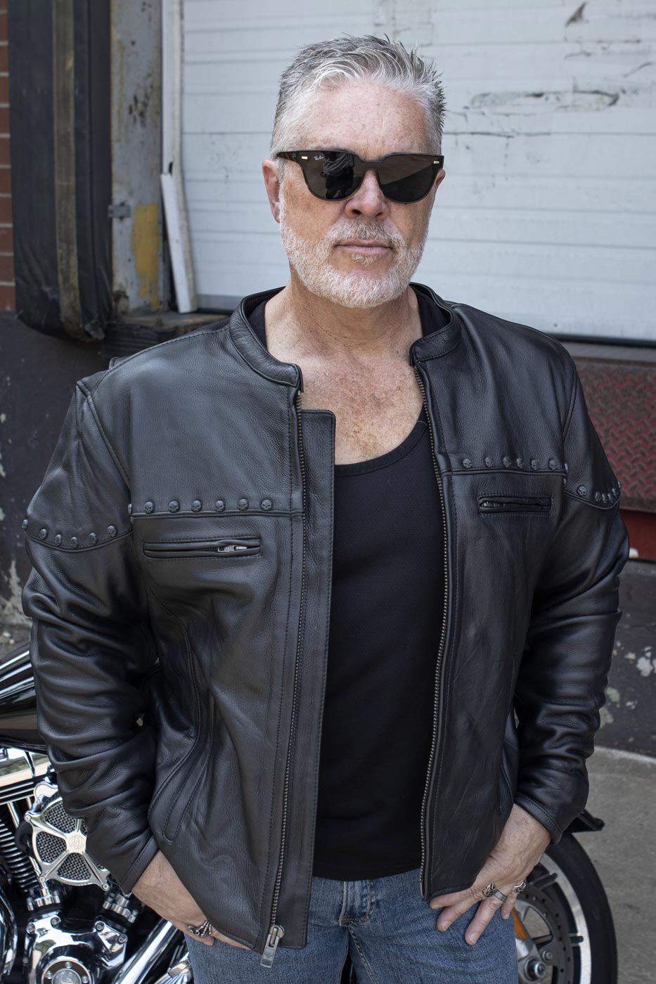 8万 極美品 sleek leather moto jk レザージャケット EIGHT-G（エイトジー） EIGHT LEATHERS レザージャケット HORSE HIDE