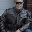 Milwaukee Leather MLM1508 Men's Distressed Brown Premium Leather Motorcycle Rider Jacket
