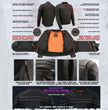 Milwaukee Leather MLM1526 Men's Stay Cool Black Premium Leather Sporty Motorcycle Jacket w/ Cool-Tec Leather Treatement