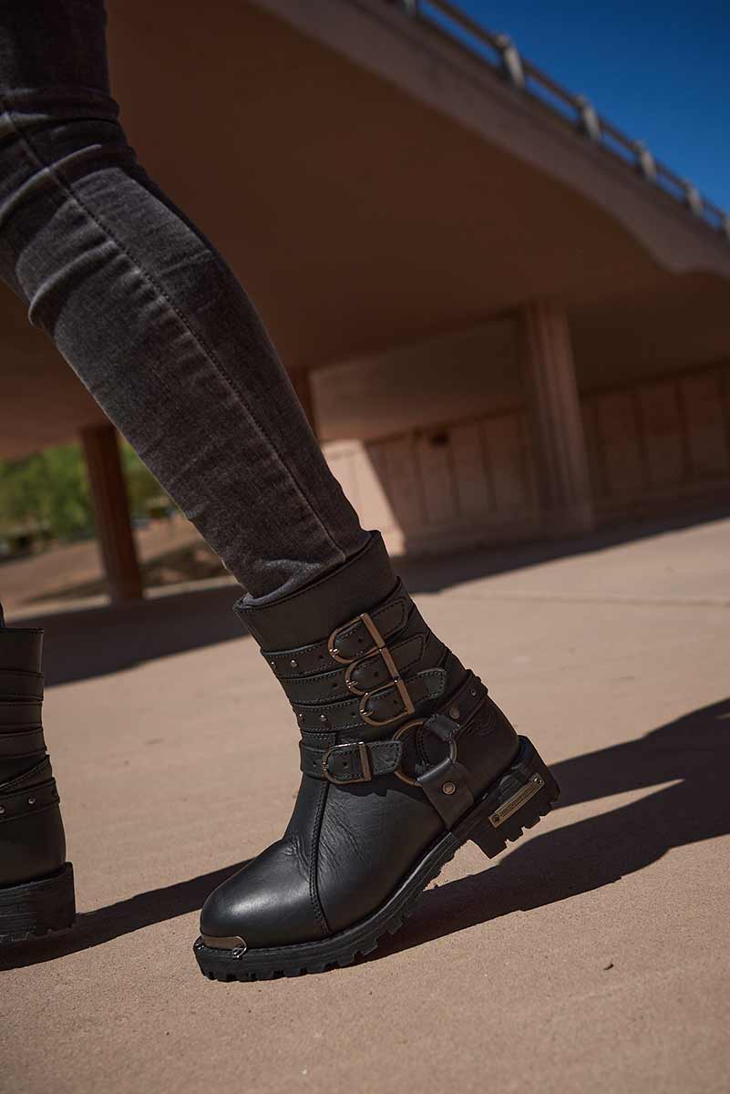 Harley Davidson Boots For Men Milwaukee Leather Women's Tall Knee