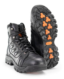 Milwaukee Leather MBM9115 Men's Black Leather 6-Inch Swat Style-Tactical Motorcycle Rider Biker Boots