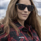 Hot Leathers FLL3009 Ladies Black and Red Flannel Long Sleeve Shirt