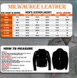 Milwaukee Leather LKM1703 Men's Classic Black Premium Leather Motorcycle Biker Rider Jacket