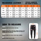 Milwaukee Leather LKM5713 Men's Premium Black Cowhide Leather Racing Pants w/ CE Armor Knee Protection