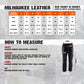 Milwaukee Leather LKM5716 Men's Classic Black Premium Leather Fitted Casual Biker Leather Pants