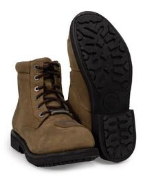Milwaukee Leather MBL9323 Women's Premium Crazy Horse Vintage Brown Leather Lace-Up Motorcycle Riding Boots