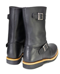 Milwaukee Leather MBM9066 Men's Antique Black Classic Engineer Motorcycle Riding Boots