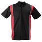 Milwaukee Motorcycle Clothing Co. MDM11607 Men's Black and Red Button Up Mechanic Shirt w/ Reflective Stripe