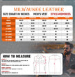 Milwaukee Leather MDM3025 Men’s Black Waxy Coated Denim Club Style Motorcycle Rider Vest w/ Shirt Collar w/ Shirt Collar