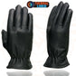 Milwaukee Leather MG7715 Women's Black Leather Thermal Lined Motorcycle Gloves w/ Cinch Wrist Closure