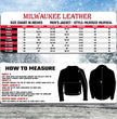 Milwaukee Leather MLM1514SET All Season Black Premium Leather Motorcycle Riders Jacket w/ Heated and Cool-Tec Technology