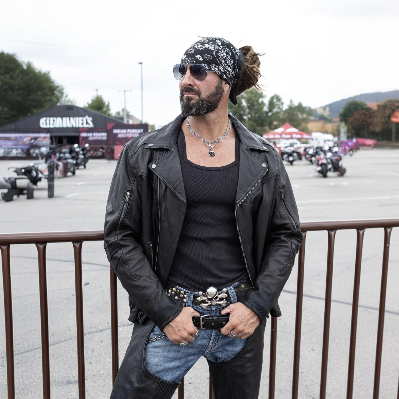 Milwaukee Leather MLM1516 Black Real Leather Motorcycle Jacket for