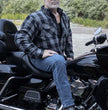 Milwaukee Leather MPM1630 Men's Plaid Flannel Biker Shirt w/ CE Armor - Reinforced w/ Aramid Fibers