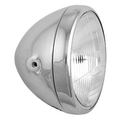 HardDrive 7in. Side Mount Chrome 12V 60/55W Headlight Assembly for Harley Davidson