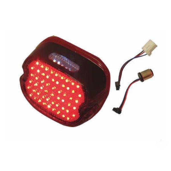 HardDrive Low Profile LED Taillights Smoked Lens for HD 1940-1954 Big Twin and