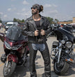 Milwaukee Leather LKM1770 Men's Black Premium Thick Leather Motorcycle Jacket Brando Style Biker Jacket