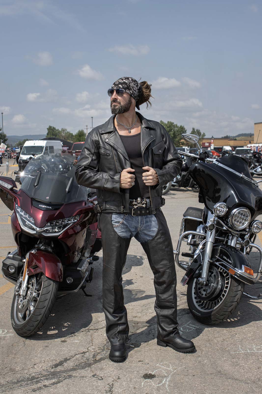 Milwaukee Leather MLM1570 Men's Black Premium Cowhide