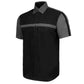 MMCC Men's Gear Head Classic Mechanic Button Up Shirt - Dual Chest Pockets - Microfiber Panel - Rider Ready - MMC16011