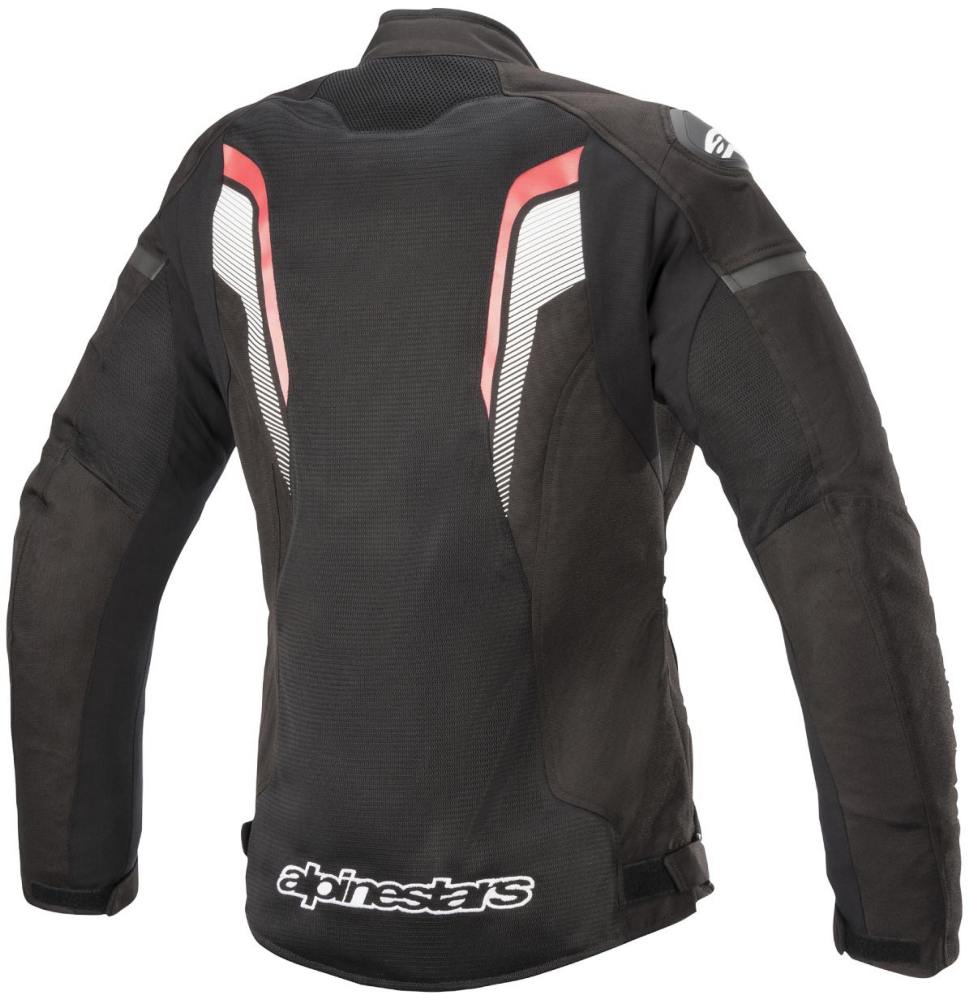 Alpinestars Women’s Stella T-GP Plus R v3 Airflow Black, and Fluorescent Red Textile Jacket