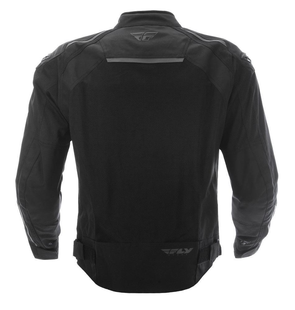 Fly Racing Coolpro Men's Black Mesh Jacket with Armor