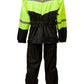 Close Out Fly Racing 478-8015S Men's 2-Piece Black and Hi-Viz Rain Suit