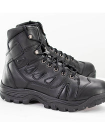 Milwaukee Leather MBM9115 Men's Black Leather 6-Inch Swat Style-Tactical Motorcycle Rider Biker Boots