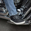 Milwaukee Leather MBM9155 Men's Black Suede Leather Reinforced Street Riding Waterproof Shoes w/ Ankle Support