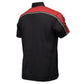 Milwaukee Motorcycle Clothing Co. MDM11606 Men's Black and Red Button Up Mechanic Shirt w/ Reflective Stripe