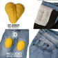 Milwaukee Leather MDM5003 Men's Blue Armored Motorcycle Riding Denim Jeans Reinforced with Aramid Fibers