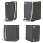 Milwaukee Leather MLW7891 Men's 7" Premium Leather Tri-Fold Biker Wallet w/ Anti-Theft Stainless Steel Chain and Zipper Pocket