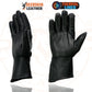 Milwaukee Leather SH864TH Men's Thermal Lined USA Deerskin Black Leather Gauntlet Motorcycle Winter Gloves