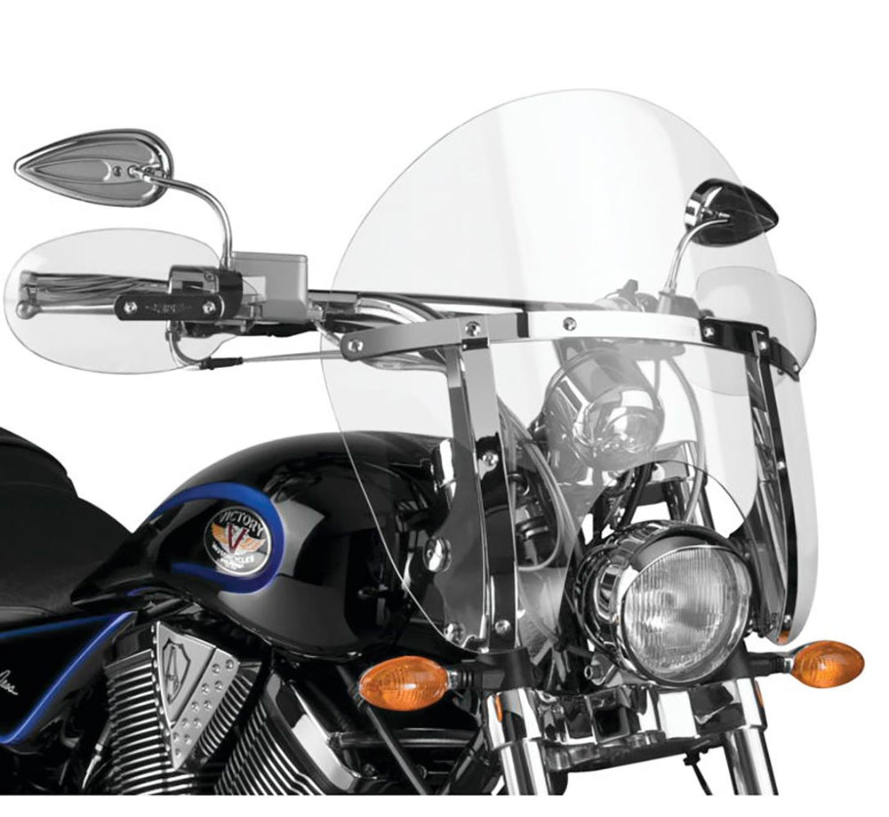 Close Out -  National Cycle 558093 SwitchBlade Clear Windshield for Victory Chopped Overall H: 21.10