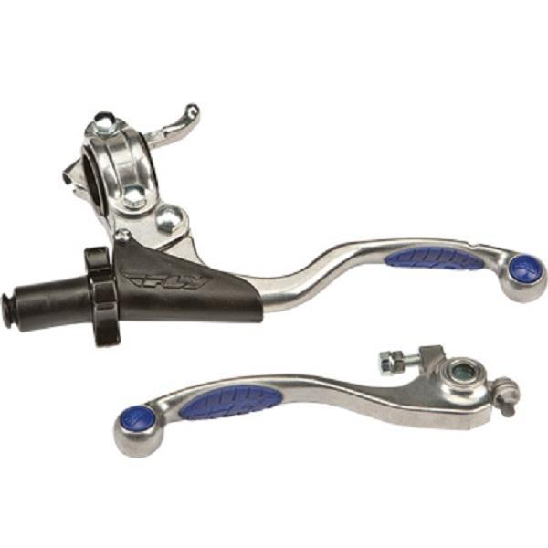 Fly Racing Pro Perch Combo Blue Grip Lever for Honda 2007-14 CRF250/450