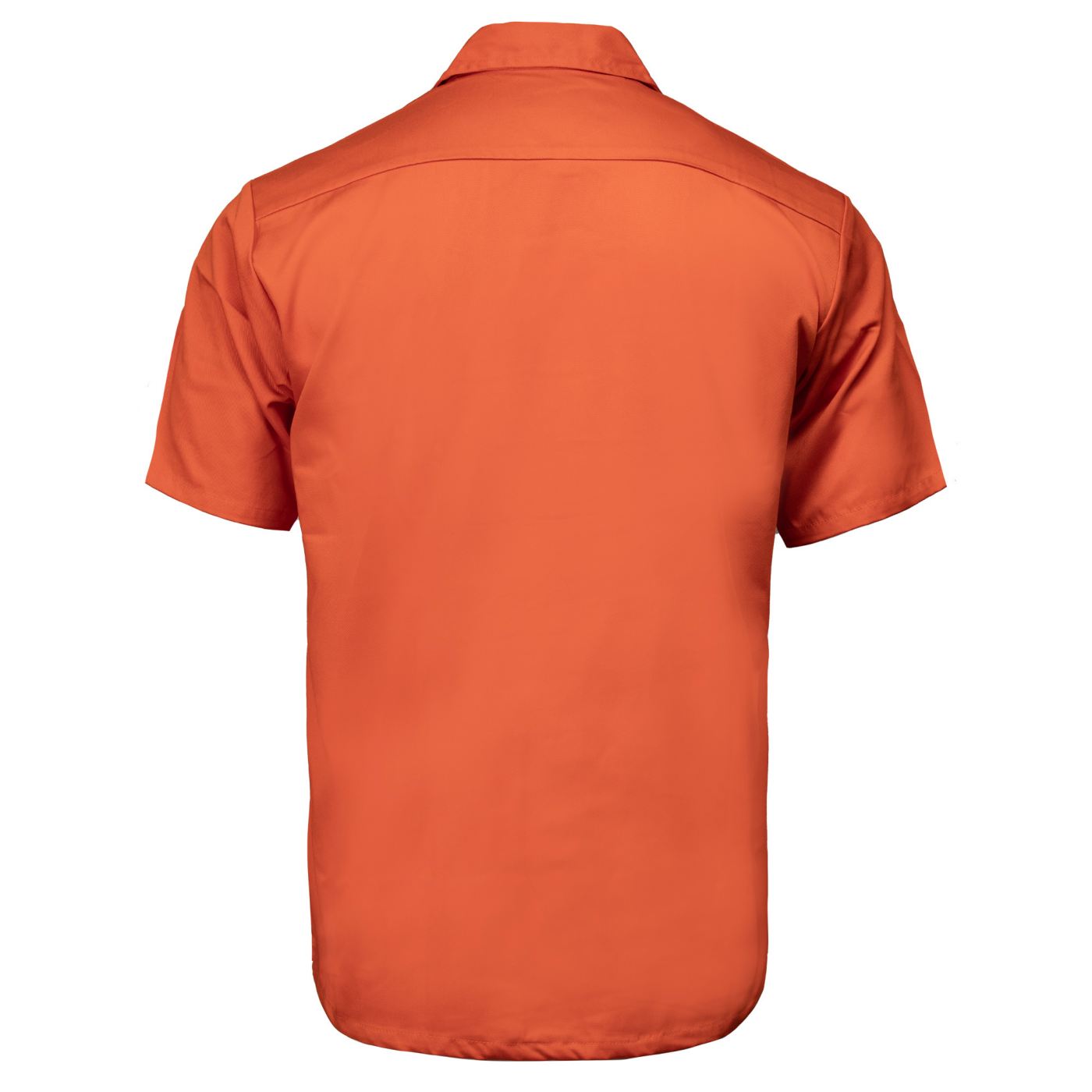 Milwaukee Leather Men’s Classic Button-Up Mechanic Durable Work Shirt - Short Sleeve Cotton Twill Garage Shirt