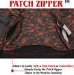 Milwaukee Leather MDM3037 Men's 'Wrecker' Black Denim and Leather Club Style Vest w/ Diamond Quilt Design