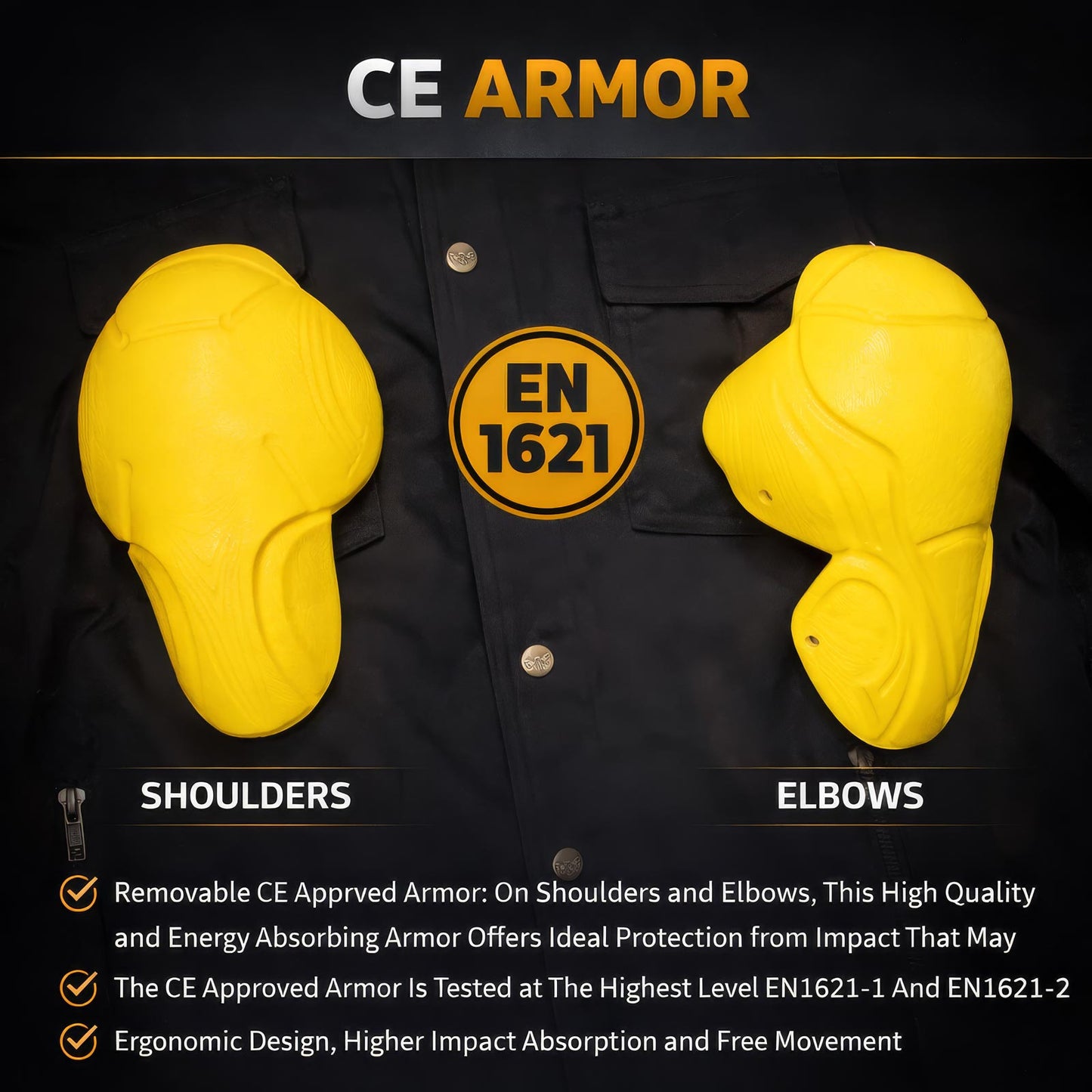 Milwaukee Leather Men’s Two-Tone CE Armored Flannel - Solid Front / Plaid Back - Reinforced w/ Aramid Fibers - MPM1670