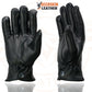 Milwaukee Leather SH875 Men's Thermal Lined USA Deerskin Black Leather Motorcycle Gloves w/ Snap Wrist Closure