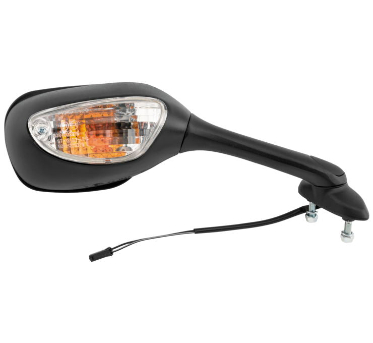 Close Out BikeMaster 600324 O.E.M. Right Black Replacement Mirror for Suzuki