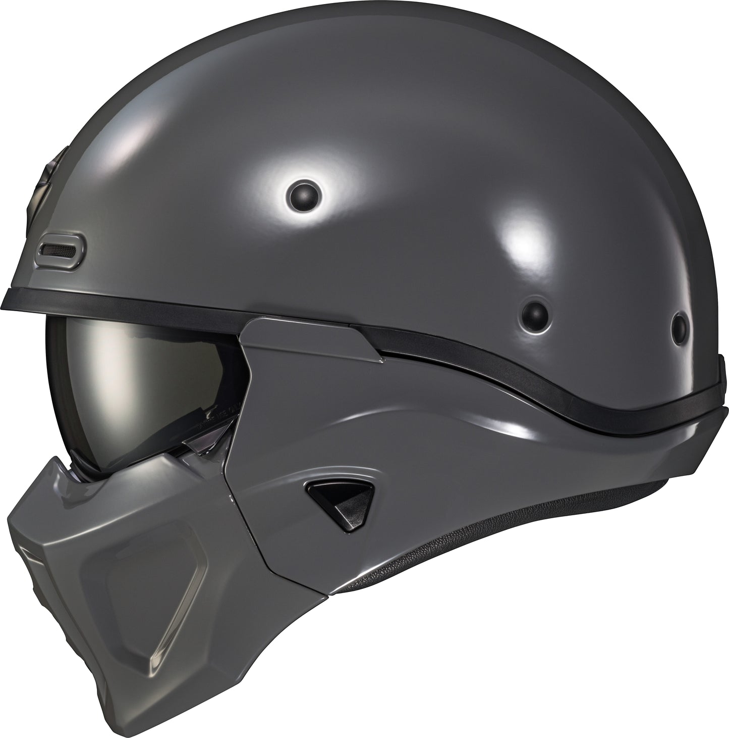 Scorpion Exo 75-1606 'Covert X' Open-Face Helmet Cement Grey