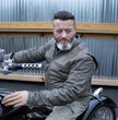 Milwaukee Leather MLM1503 Men's Distressed Brown Racer Motorcycle Vented Leather Rider Jacket