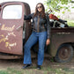 Milwaukee Motorcycle Clothing Co. Women’s Rebel Scooter Style Vinage Brown Leather Jacket w/ Mandarin Collar MMC20003