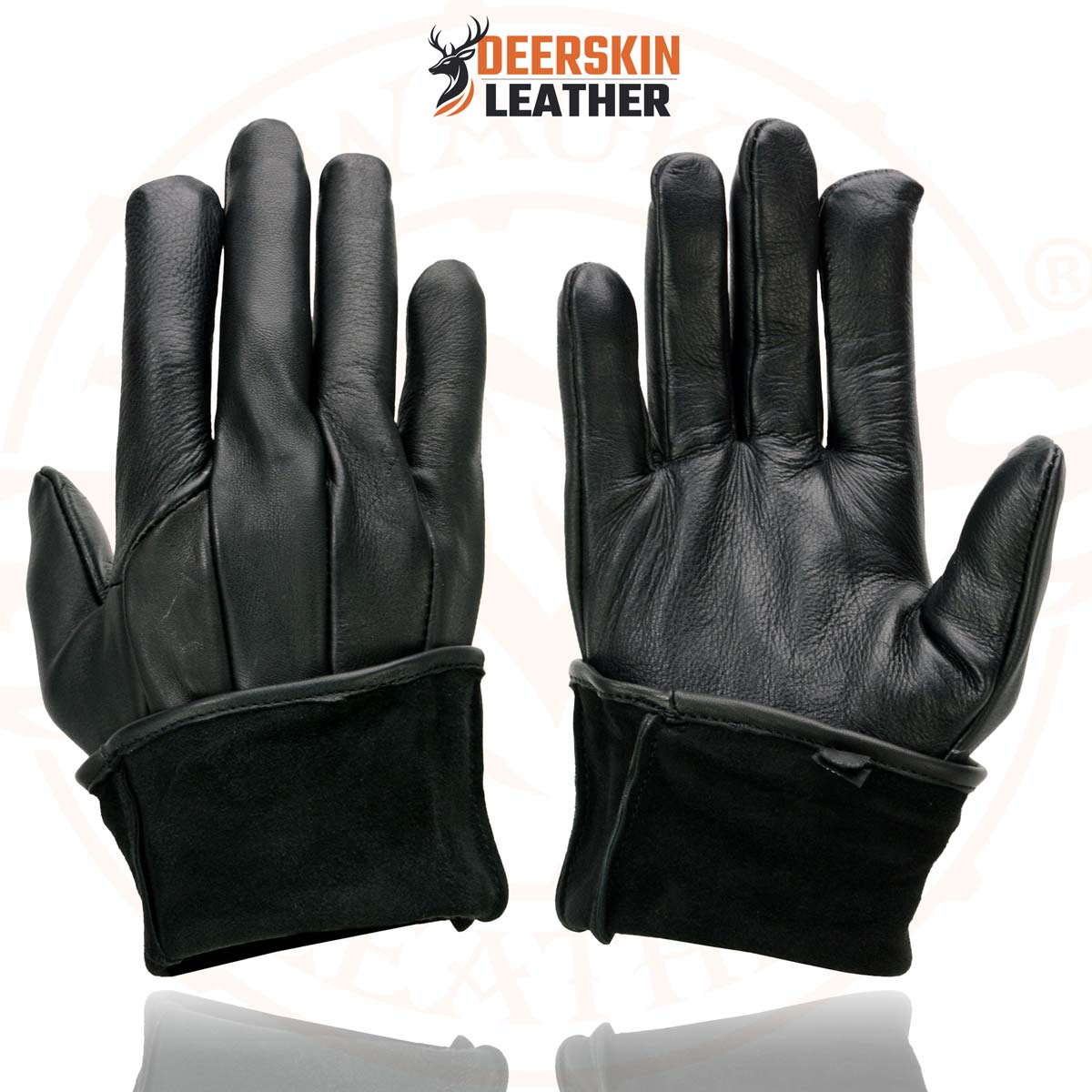 Milwaukee Leather SH864 Men's Gauntlet USA Deerskin Leather