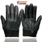 Milwaukee Leather SH875 Men's Thermal Lined USA Deerskin Black Leather Motorcycle Gloves w/ Snap Wrist Closure
