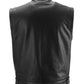 Highway 21 Magnum Men's Black Leather Vest