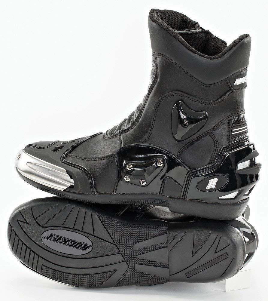 Joe Rocket Superstreet Men's Black Leather Boots