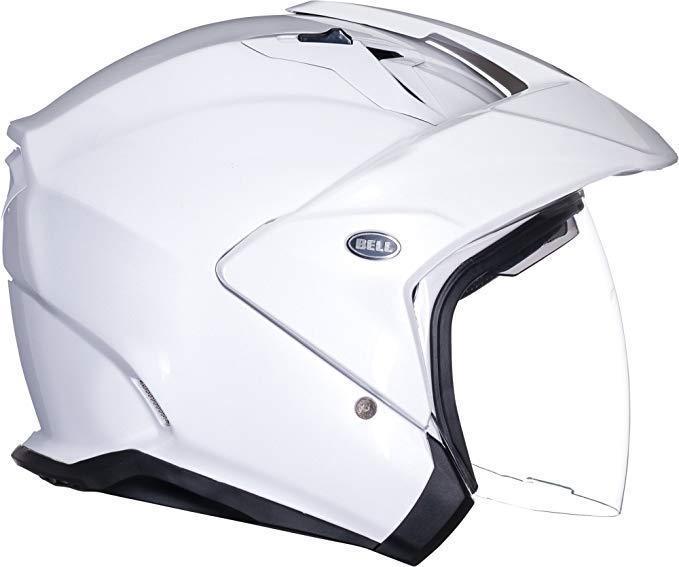 Bell Mag-9 Sena Pearl White Open Face Helmet